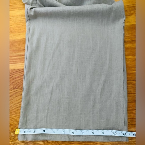 Linen Blend Pants, Pacibe, Size Small, Wide Leg Elastic Waist Flowy Summer Pants - Picture 11 of 14